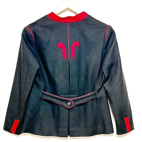 Rare Miss Lagotte Wool Embroidered Military Parade Button Jacket Sz Women’s 10 - Picture 2 of 7